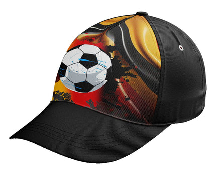 Custom Germany 2026 World Cup Jersey Sneakers Sports Shoes and Hat Combo Offer - Black