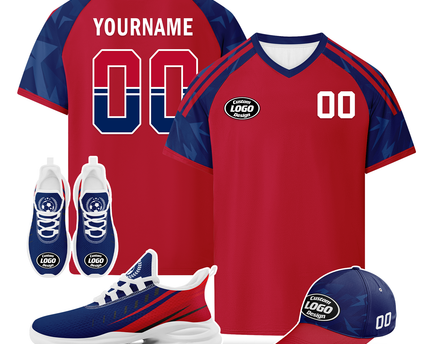 Custom Norway 2026 World Cup Jersey Sneakers and Hat Combo Offer