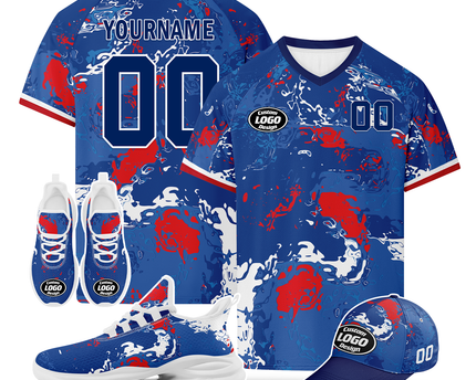 Custom Norway 2026 World Cup Jersey Sneakers and Hat Combo Offer