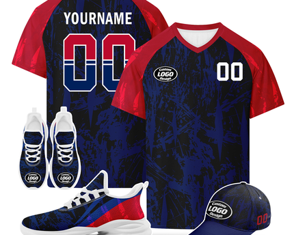 Custom Norway 2026 World Cup Jersey Sneakers and Hat Combo Offer