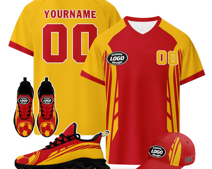 Custom 2026 World Cup Spain Jersey Sneakers and Hat Combo Offer