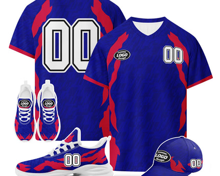 Custom United States 2026 World Cup Jersey Sneakers and Hat Combo