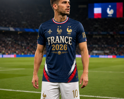 Personalized France 2026 Soccer Jersey Custom Name Gift for Sports Lovers