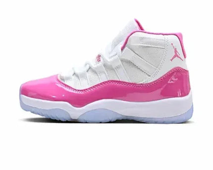 Men's Nike Air Jordan 11 White Pink Shoes