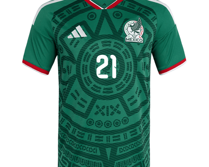 C. Huerta Mexico Nation Team 2026 Home Jersey - Bold Green