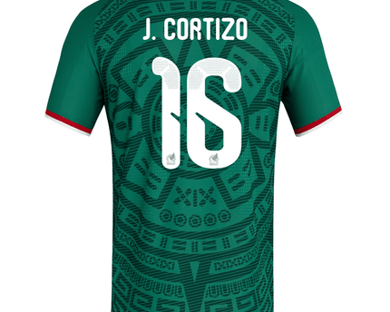 J. Cortizo Mexico Nation Team 2026 Home Jersey - Bold Green
