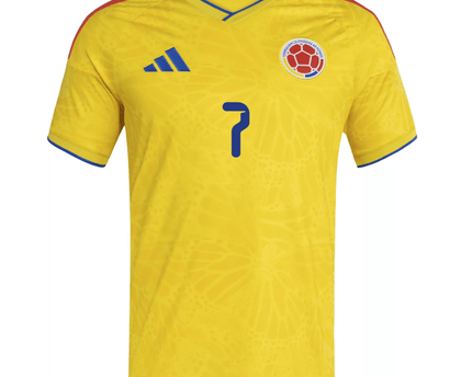 L. Diaz Colombia Nation Team 2026 Home Jersey - Impact Yellow