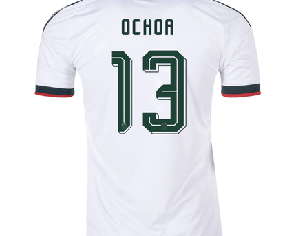 Ochoa Mexico Nation Team 2026 Away Stadium Jersey - White