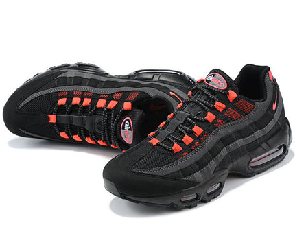 Men's Nike Air Max 95 Black Laser Crimson Shoes
