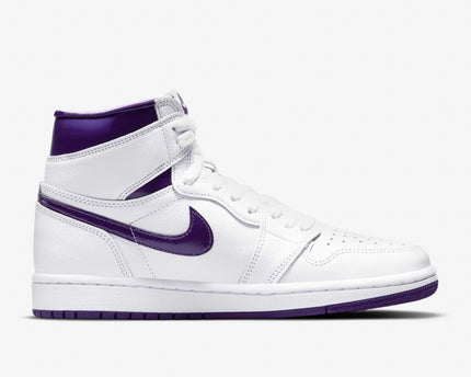 Men's Air Jordan 1 High 'Metallic Court Purple’ Shoes