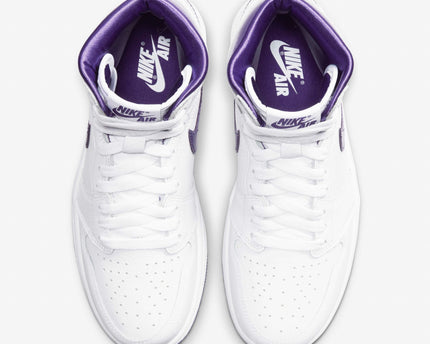 Men's Air Jordan 1 High 'Metallic Court Purple’ Shoes
