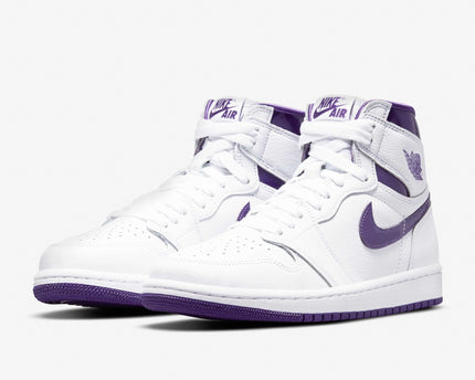 Men's Air Jordan 1 High 'Metallic Court Purple’ Shoes