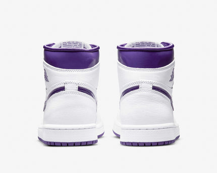 Men's Air Jordan 1 High 'Metallic Court Purple’ Shoes