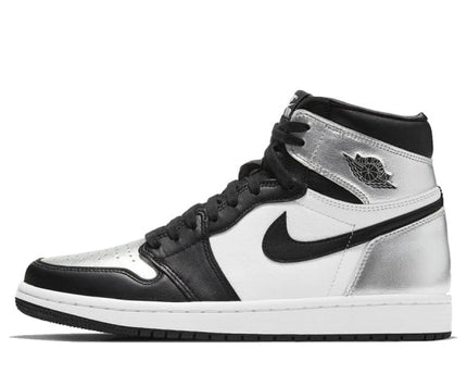 Men's Air Jordan 1 High 'Silver Toe’ Shoes