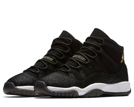 Men's Nike Air Jordan 13 Retro Heiress Black Stingray Shoes
