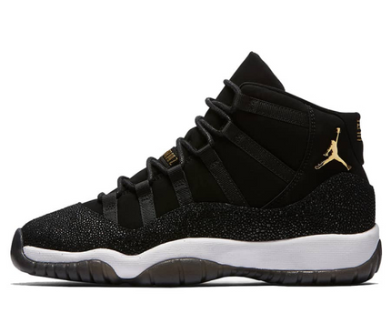 Men's Nike Air Jordan 13 Retro Heiress Black Stingray Shoes