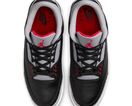 Men's Air Jordan 3 Black Cement Shoes