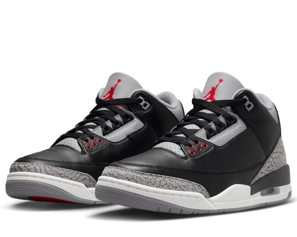 Men's Air Jordan 3 Black Cement Shoes
