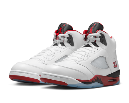 Men's Nike Air Jordan 5 Retro Fire Red Shoes