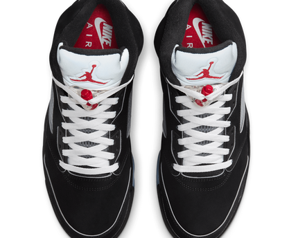 Men's Nike Air Jordan 5 Retro Black Metallic Reimagined Shoes