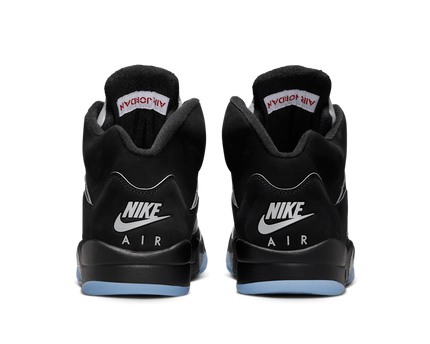 Men's Nike Air Jordan 5 Retro Black Metallic Reimagined Shoes