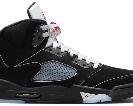 Men's Nike Air Jordan 5 Retro Black Metallic Reimagined Shoes