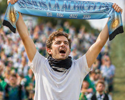 Argentina 2026 Football Soccer Scarf Vamos La Albiceleste