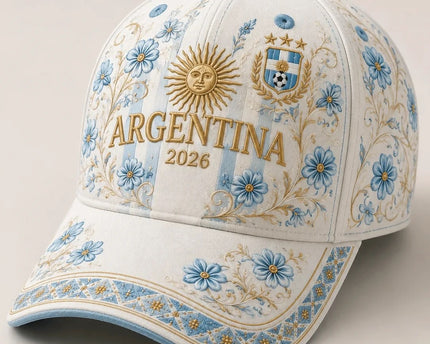 Argentina FIFA World Cup 2026 Hat Argentina Soccer Baseball Cap Game Day Gears
