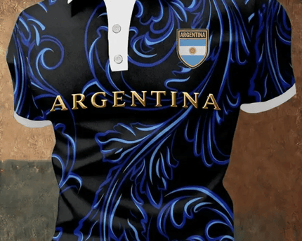 Argentina FIFA World Cup 2026 Polo Shirt Argentine National Team Merch Best Gifts For Football Fans - TradiViet