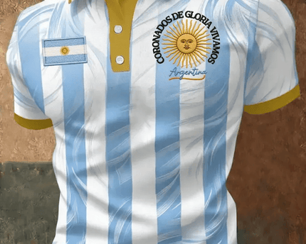 Argentina FIFA World Cup 2026 Polo Shirt Argentine National Team Merch Best Gifts For Soccer Lovers - TradiViet