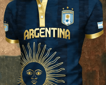 Argentina FIFA World Cup 2026 Polo Shirt Argentine National Team Merch Football Fan Gift Ideas - TradiViet
