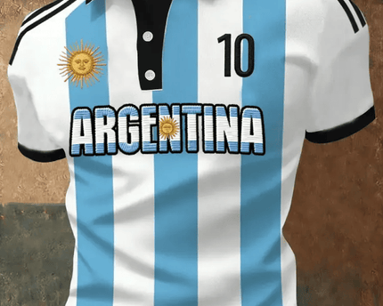 Argentina FIFA World Cup 2026 Polo Shirt Argentine National Team Merch Gift Ideas For Football Lovers - TradiViet