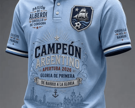 Argentina FIFA World Cup 2026 Polo Shirt Argentine National Team Merch Gift Ideas For Soccer Lovers - TradiViet