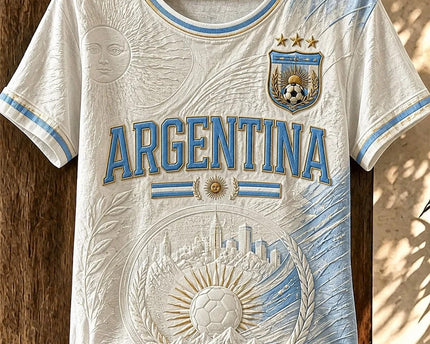 Argentina FIFA World Cup 2026 T-Shirt Argentina Soccer Merch Presents