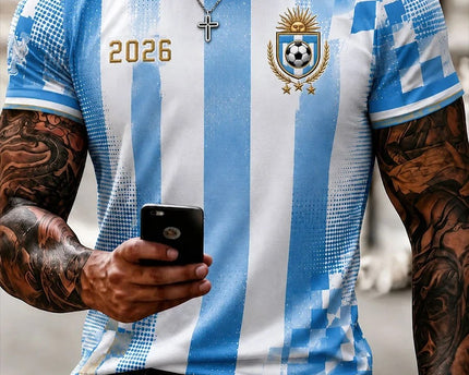 Argentina FIFA World Cup 2026 T-Shirt Argentina Soccer Merch Soccer Fan Gifts