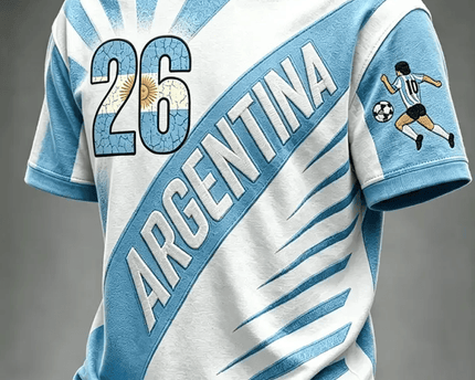 Argentina FIFA World Cup 2026 T-Shirt Argentina Soccer Team WC Merch Gift For Men