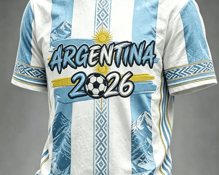 Argentina FIFA World Cup 2026 T-Shirt Argentine National Team Merch Gift For Men