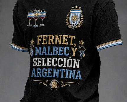 Argentina FIFA World Cup 2026 T-Shirt Fernet Malbec Y Seleccion Argentina Merch