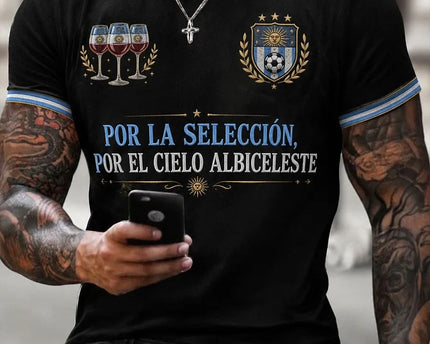 Argentina FIFA World Cup 2026 T-Shirt Por La Seleccion Por El Cielo Albiceleste Merch Gifts