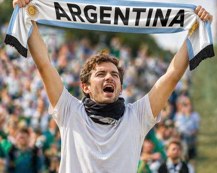 Argentina Football 2026 Soccer Scarf Flag Style