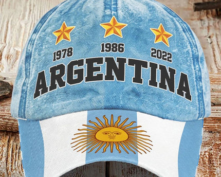Argentina Soccer FIFA World Cup 2026 Hat Game Day Merch Baseball Cap Best Gift For Men