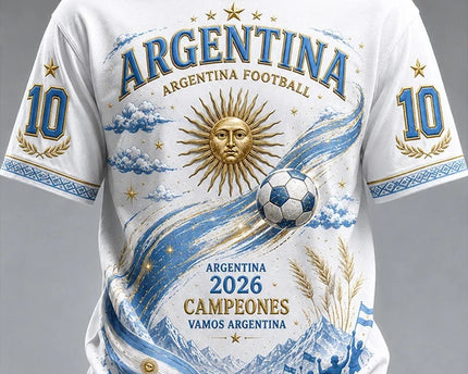 Argentina World Cup 2026 T-Shirt Campeones Vamos Argentina Merch Soccer Gifts