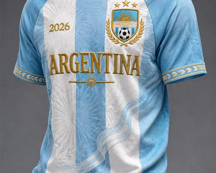 Argentina World Cup 2026 T-Shirt Campeones Vamos Argentina Merch Unique Gifts For Soccer Lovers