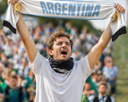 Argentina World Football 2026 Soccer Scarf National Pride Never Stops
