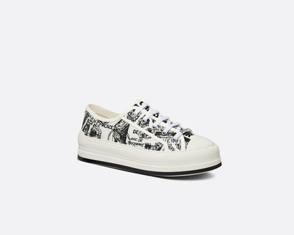 Men's Dior Walk’n’Dior Platform White Black Sneakers