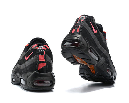 Men's Nike Air Max 95 Black Laser Crimson Shoes