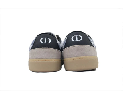 Men's Dior B01 Matchpoint Gray And Blue Print Sneakers