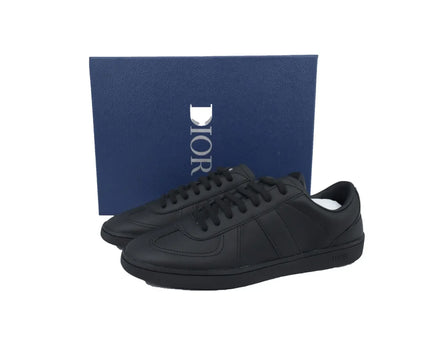 Men's Dior B01 Matchpoint Black Smooth Calfskin Sneakers
