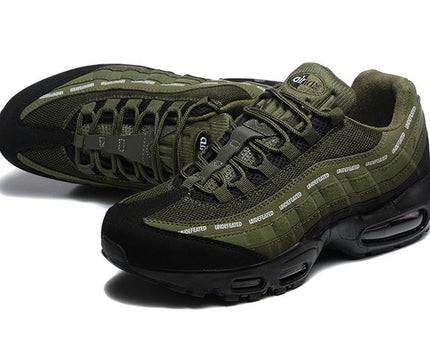 Men's Undefeated x Nike Air Max 95 'Medium Olive' Shoes