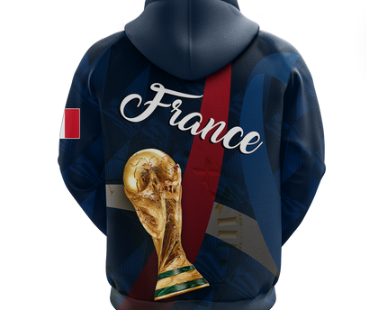 Custom France Football 2022 Hoodie